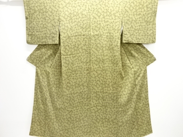JAPANESE KIMONO / KOMON / SILK / ABSTRACT FLOWERS
